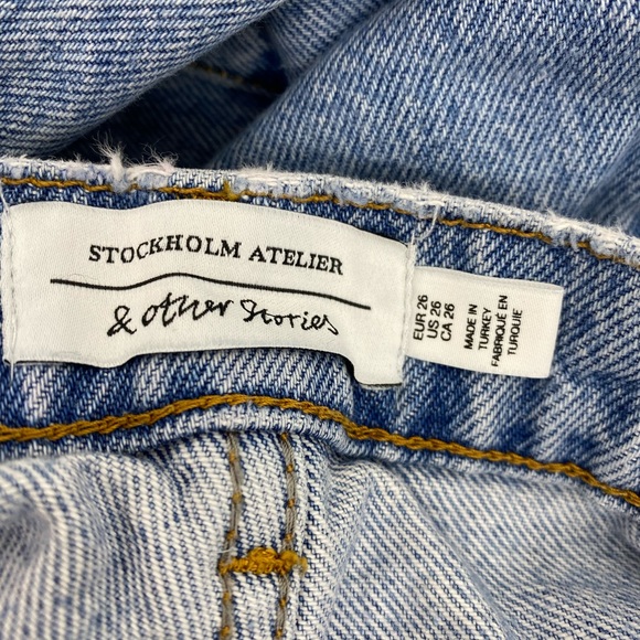 Stockholm Atelier Pintuck High Waisted Mom Jeans - Picture 11 of 14